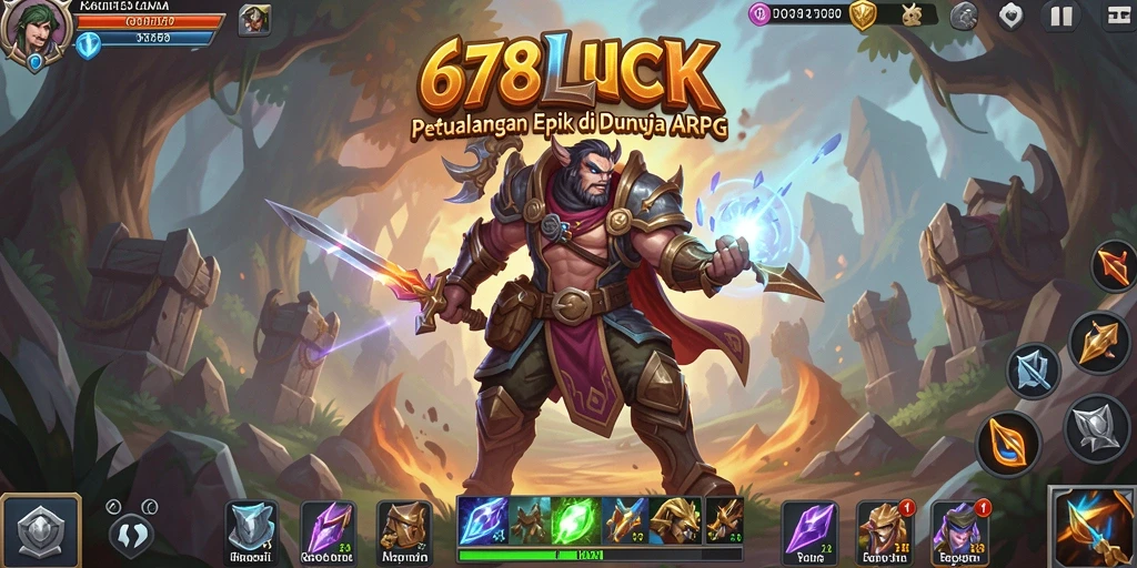 Tampilan gameplay ARPG yang menampilkan pertarungan dan eksplorasi yang menawan.