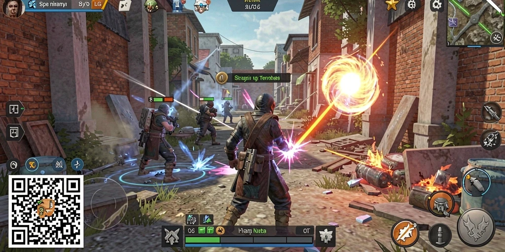 Tampilan gameplay menarik dari 8QR dalam aksi SLG.