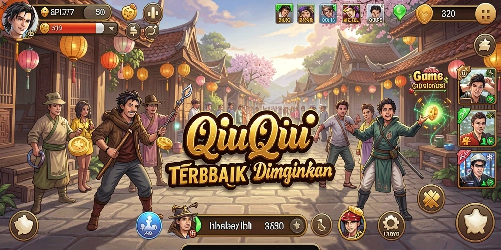 Tampilan gameplay seru dari API77 QiuQiu.