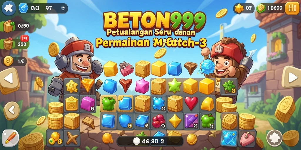 Tampilan permainan <strong>BETON999</strong> yang menarik dan menantang.