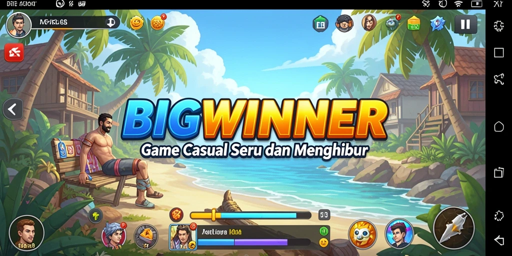 Tampilan gameplay seru dan interaktif di BIGWINNER.