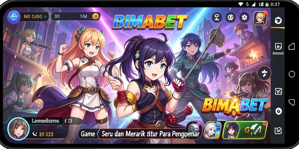 Tampilan gameplay BIMABET yang colorful dan menyenangkan.