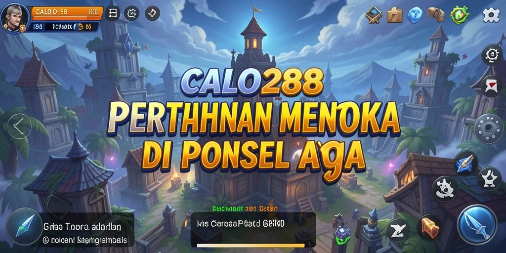 Gameplay menara pertahanan yang menegangkan di CALO288.