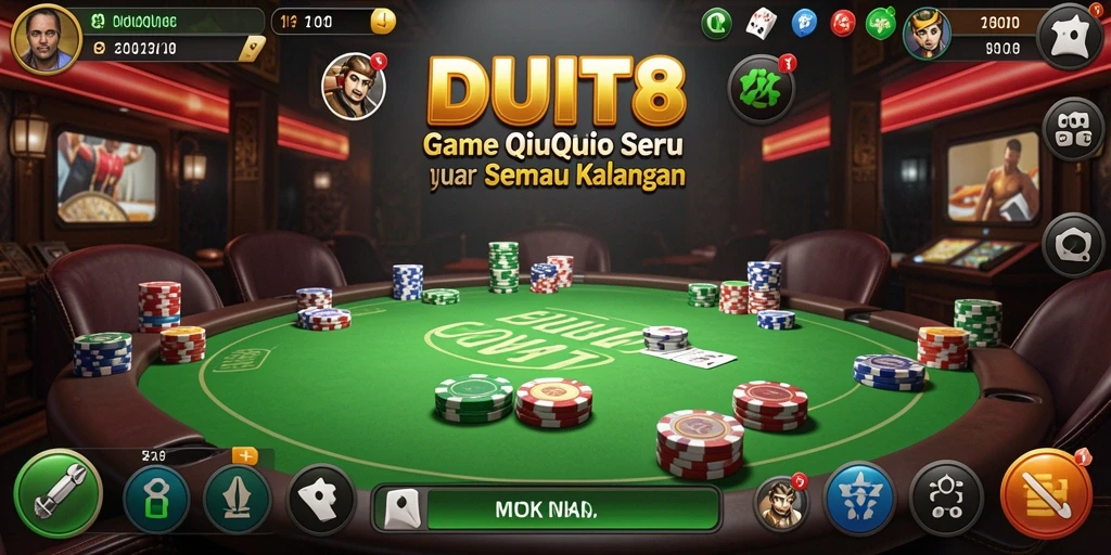 Tampilan gameplay DUIT8 yang menawan dan interaktif.