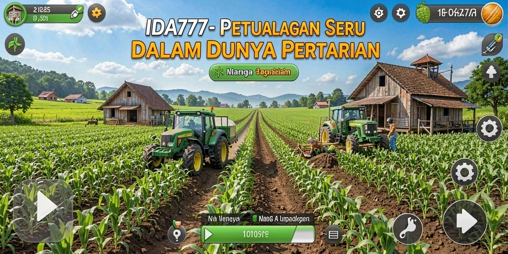 Screenshot IDA777 menampilkan petualangan pertanian yang seru dan interaktif.