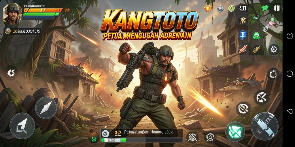 Tampilan seru gameplay KANGTOTO dengan aksi memukau.