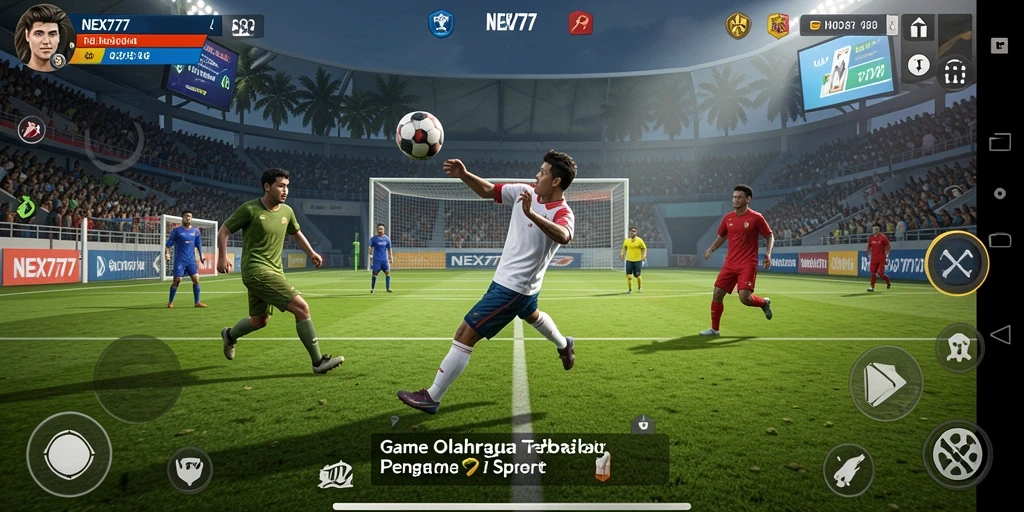Tampilan gameplay NEX777 dengan aksi seru dalam olahraga yang berbeda.