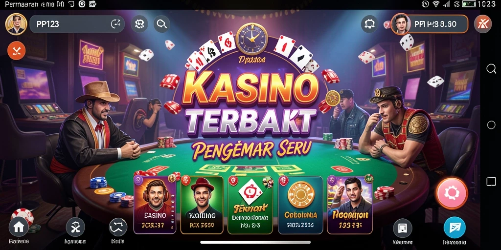 Tampilan gameplay PP123 yang seru dan menarik.