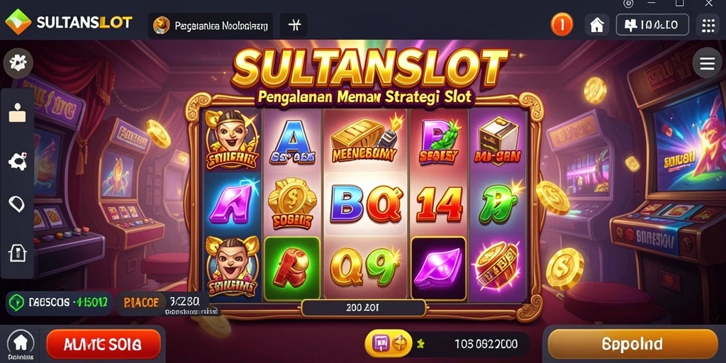 Tampilan gameplay seru dari SULTANSLOT dengan grafis memukau.