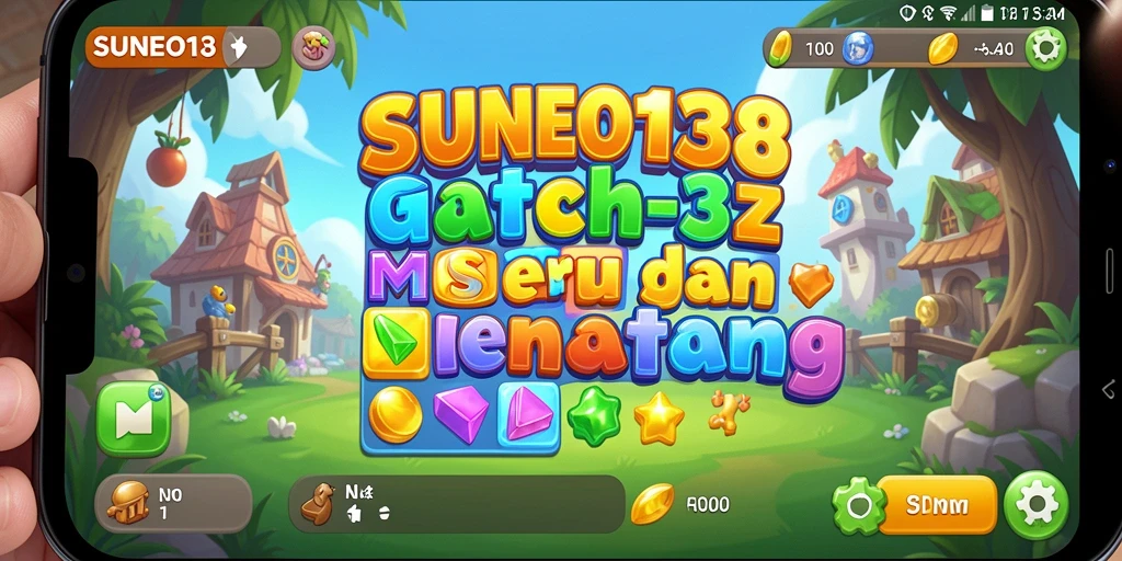 Tampilan gameplay seru dari SUNEO138 yang penuh warna.