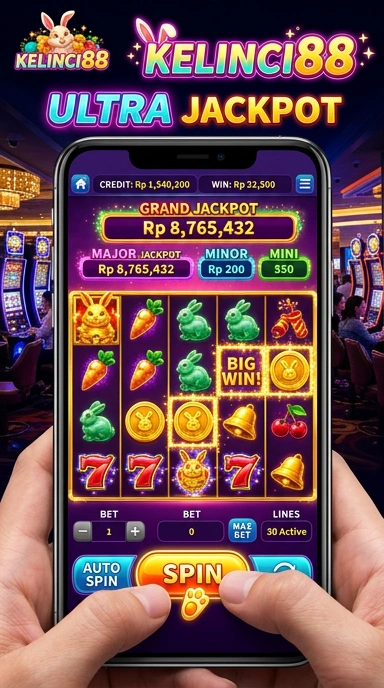 Tampilan antarmuka penggunaan aplikasi kelinci88 yang menarik.